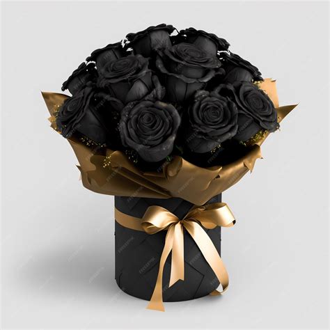 black rose present